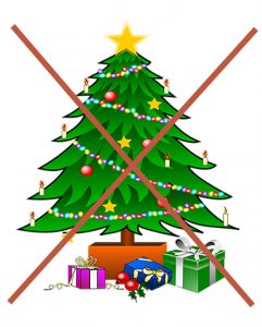 NO al árbol de Navidad